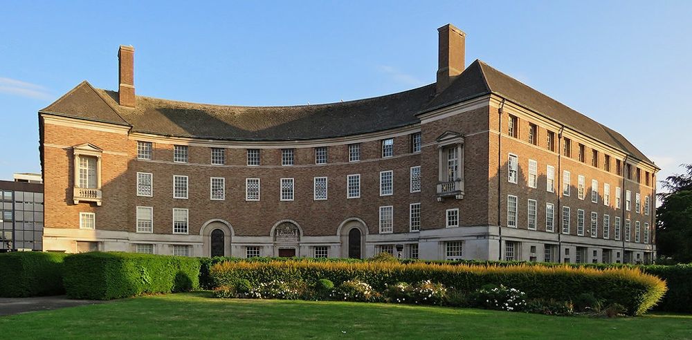 Landscape of County Hall, Taunton.