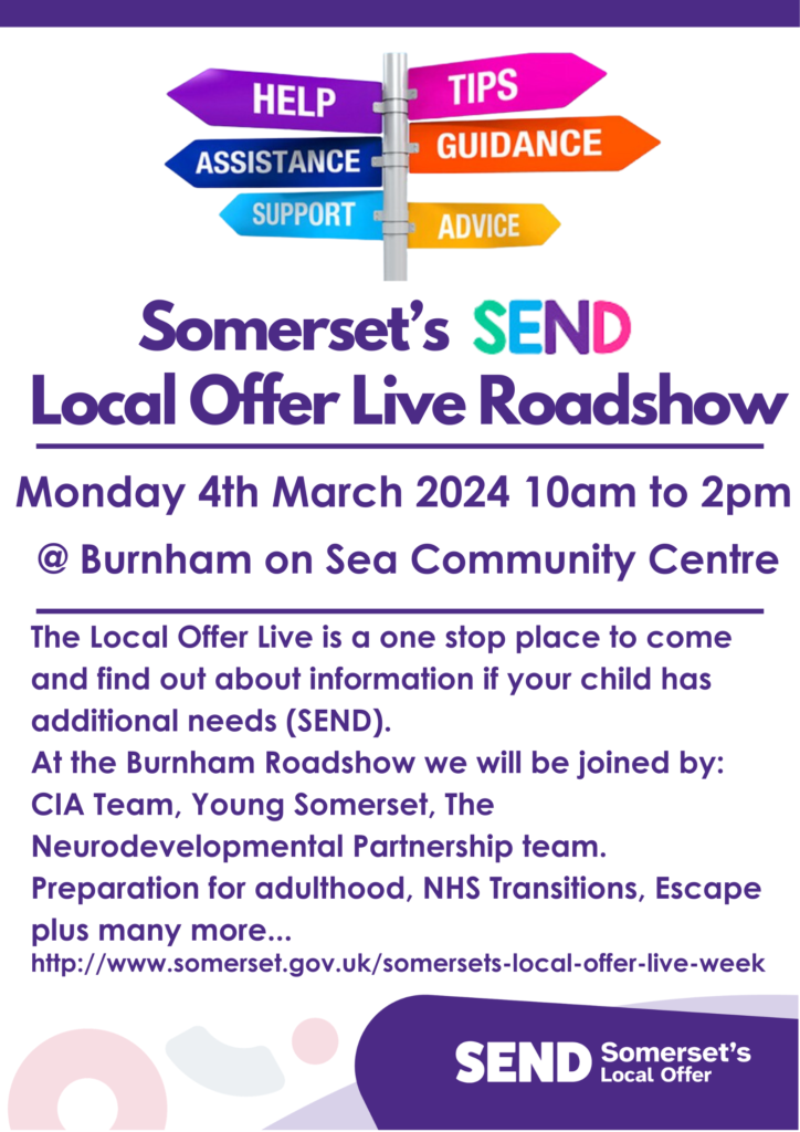 SEND - Local Offer roadshow poster