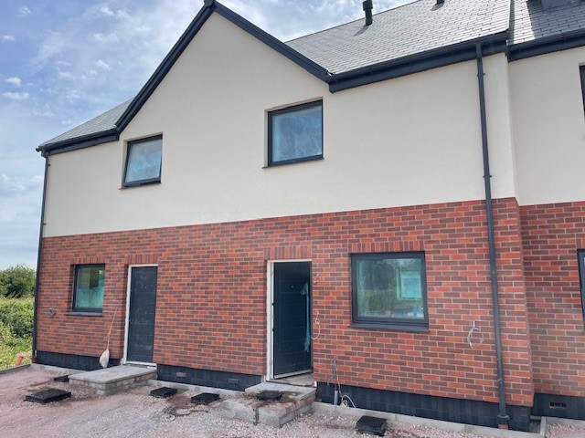 One of the new council homes in Minehead