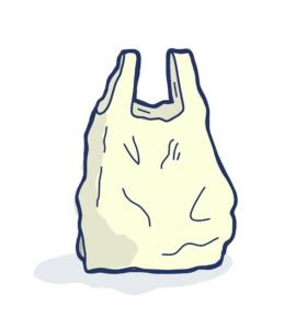 Illustration of a plastic Bag