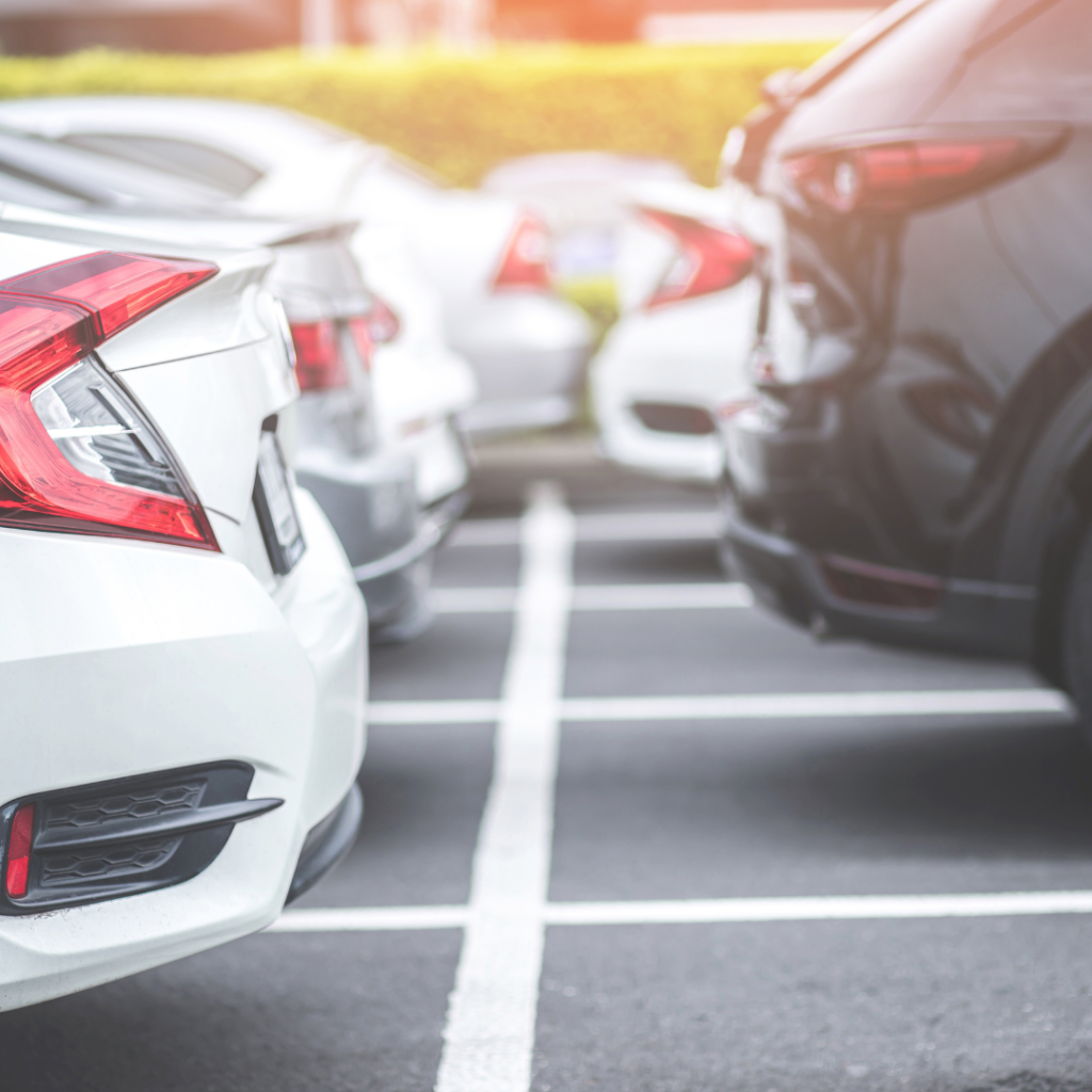 photo of cars in car park