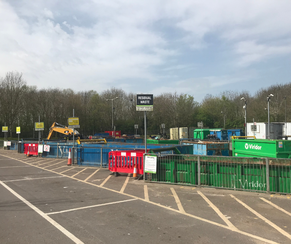 Yeovil recycling site.