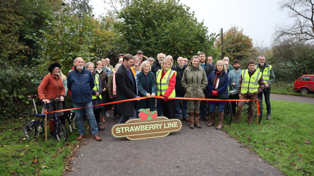 Strawberry Line Ribbon Cutting